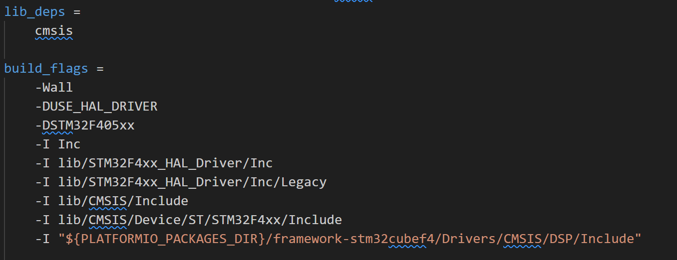 Platform.io configuration